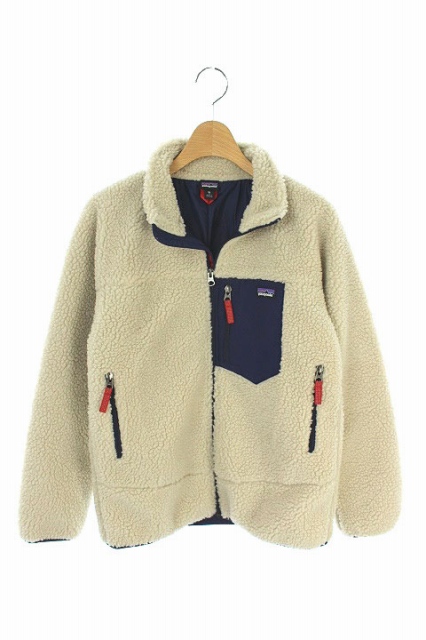 パタゴニア Patagonia 18AW レトロX ジャケット ボア ジップアップ 14 XL オフホワイト STY65625 /AO ■OS キッズ